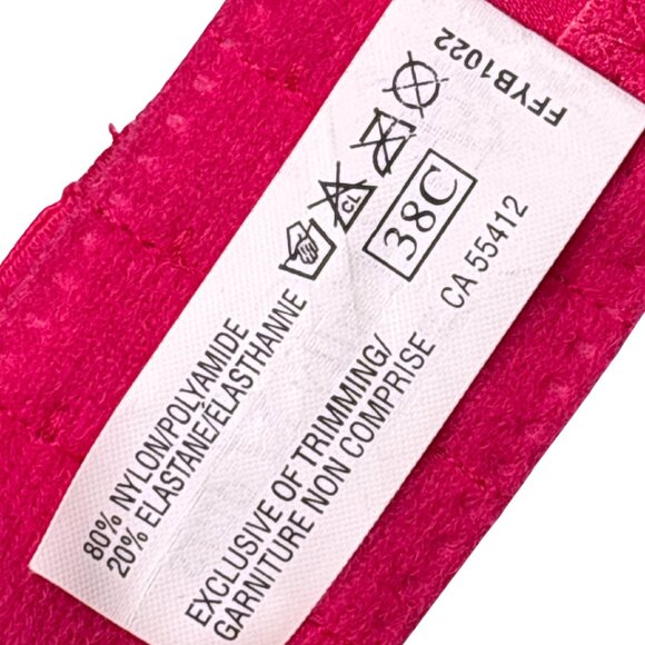 ⭐ NWT Fit Fully Yours Smooth Crystal Bra • Raspberry Pink • 38C ⭐ - Picture 5 of 7